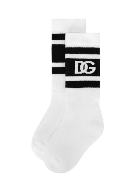 Calzino con stampa DOLCE & GABBANA KIDS | LBKAC5 JBCACS9002